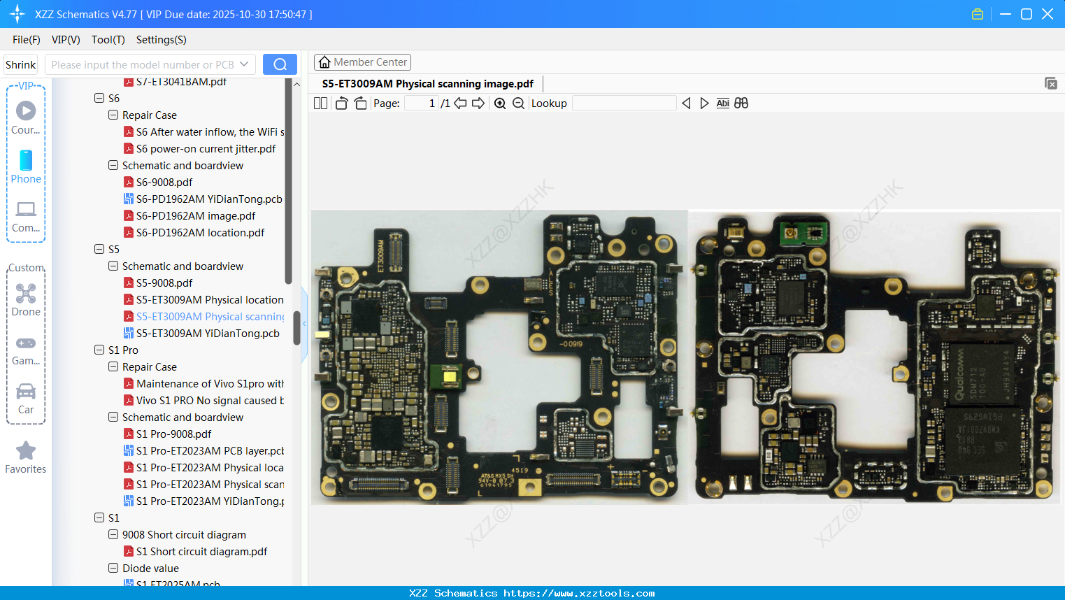 VIVO S5-ET3009AM Physical Scanning Image